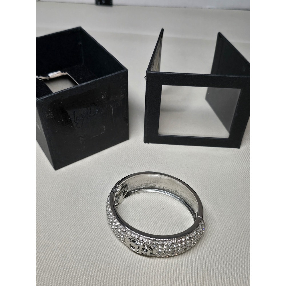 Harley-Davidson Cubic Zarconia Bangle Bracelet 2012 Excellent Condition - Picture 4 of 5